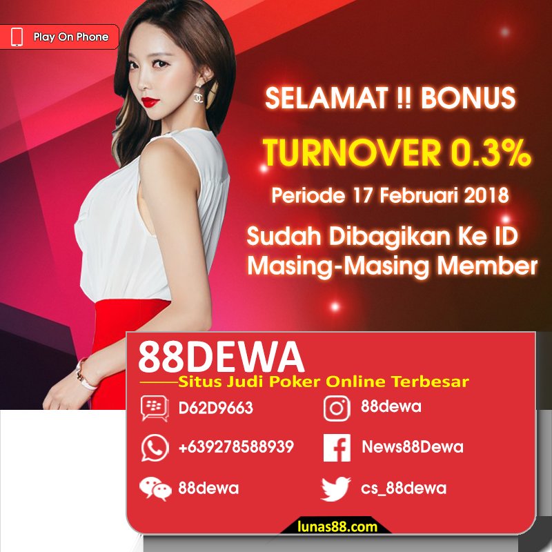 cs_88dewa's tweet photo. Selamat ya Bonus sudah kami berikan untuk anda semua member setia 88dewa
Ayo ajak teman-temanmu bermain disini dan dapatkan bonusnya setiap hari ...
Dapatkan bonus 0,3% setiap HARI (bukan mingguan loh)
Beda lah sama web-web tetangga bosku ... Hehe

#Judionlineresmi #Poker #88dewa https://t.co/5kqRdB41Qd