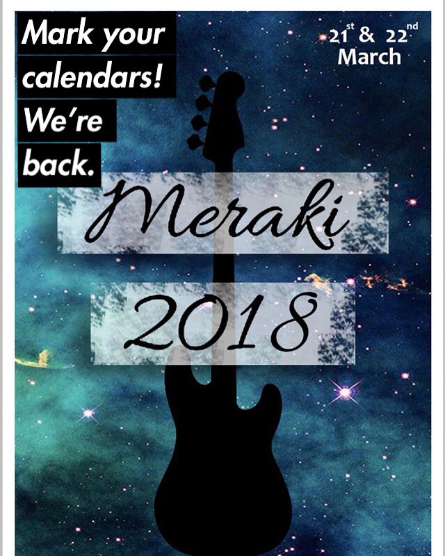 McmMeraki's tweet photo. We are back with a bang !
Meraki 2018 is not your usual college fest, this is bigger, better and beyond imagination.
Join us this March for an electrifying experience. Mark your calendars and finish off your works as weโre back!
#Meraki2018โค๏ธ https://t.co/Mjz4HQSw79