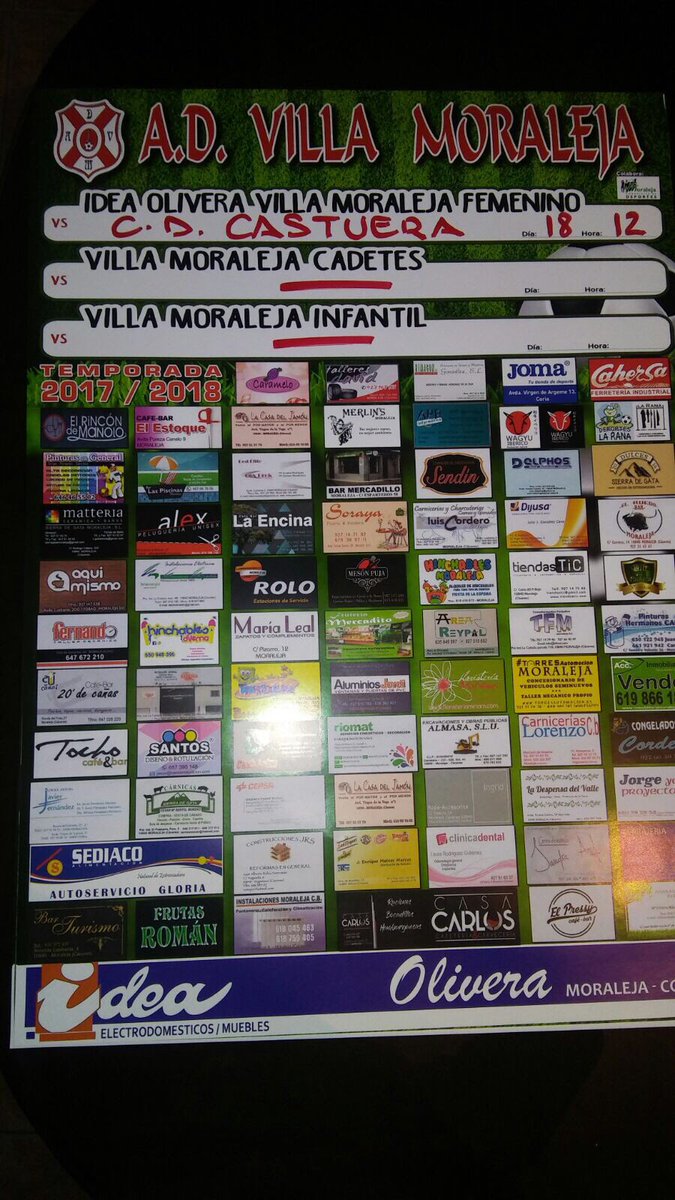 Hoy Domingo día de Partido:

👉🏻 IdeaOlivera➰Castuera 
🏆 1ª Div. Extremeña Fem.
📆 Dom 18-2
⏰ 12.00h
🏟 Campo de la Vega 

#Guerreras
#VamosVilla🔴⚪️🔴