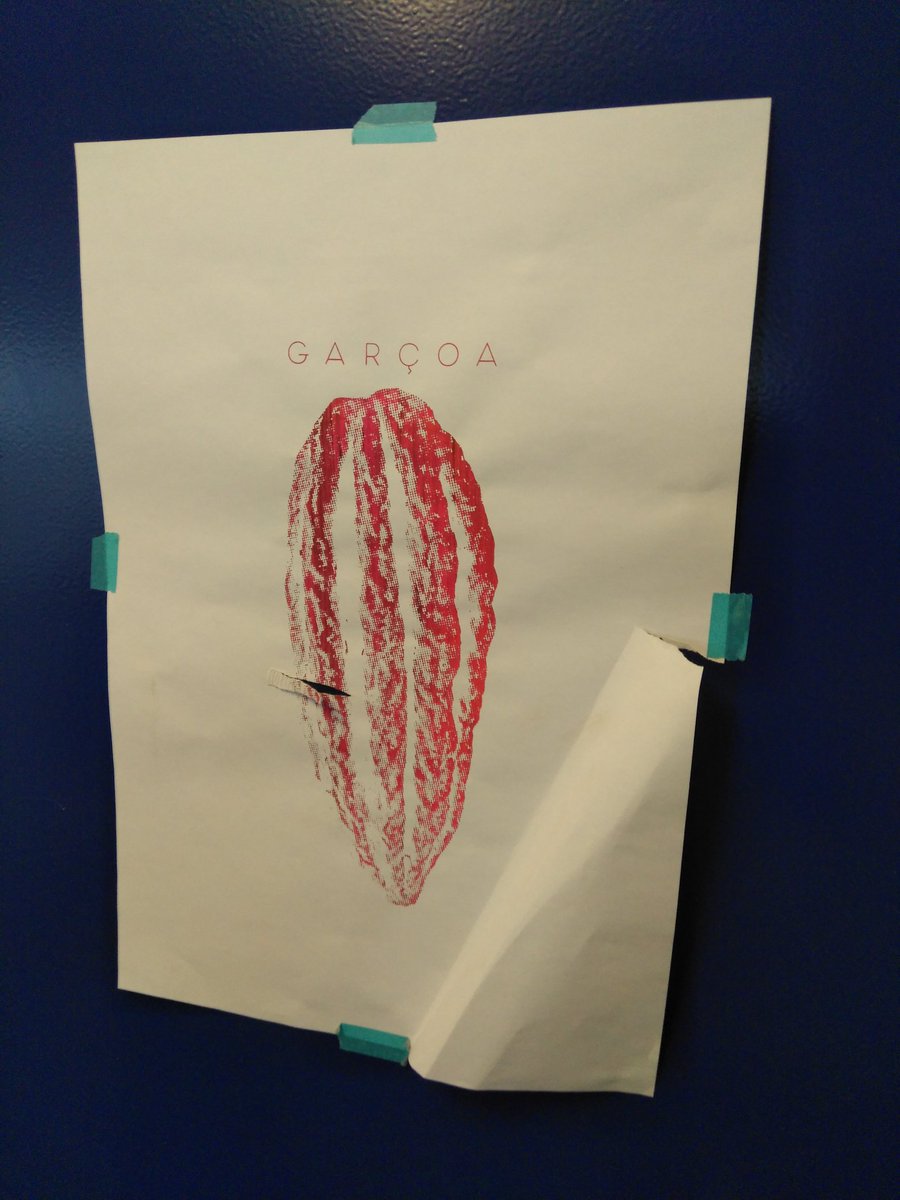 garcoachocolate's tweet image. the poster at our door is done as well - byebye schwerzenbach, we are out. and: helloooo butzenstrasse 😀