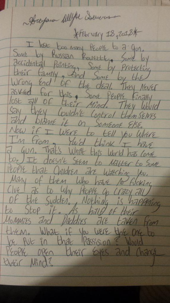 breyana_allyse's tweet image. It&apos;s so much to bare. It&apos;s so much to read about. It&apos;s too much to watch. It&apos;s too much to almost be shot, and not only in a School building. Stories are one thing, living it is another. I still wrote this. #GunControl #PeopleControl #USGovernment #GetInGearAmerica #ThisIsTooMuch