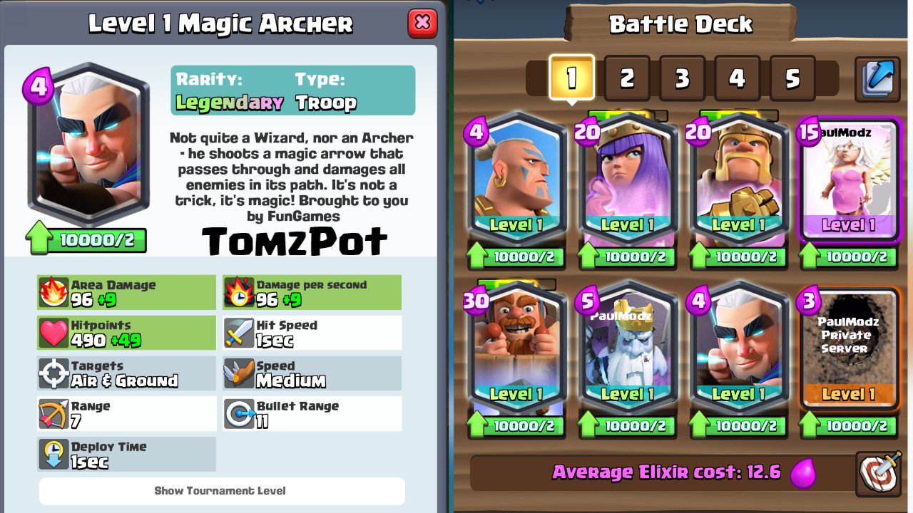 Vipmods Clash Royale Private Server 2 1 7 By Paulmodz 18 With Many Custom Made Cards T Co 9ekibh417x T Co Btafoiwcwp Twitter