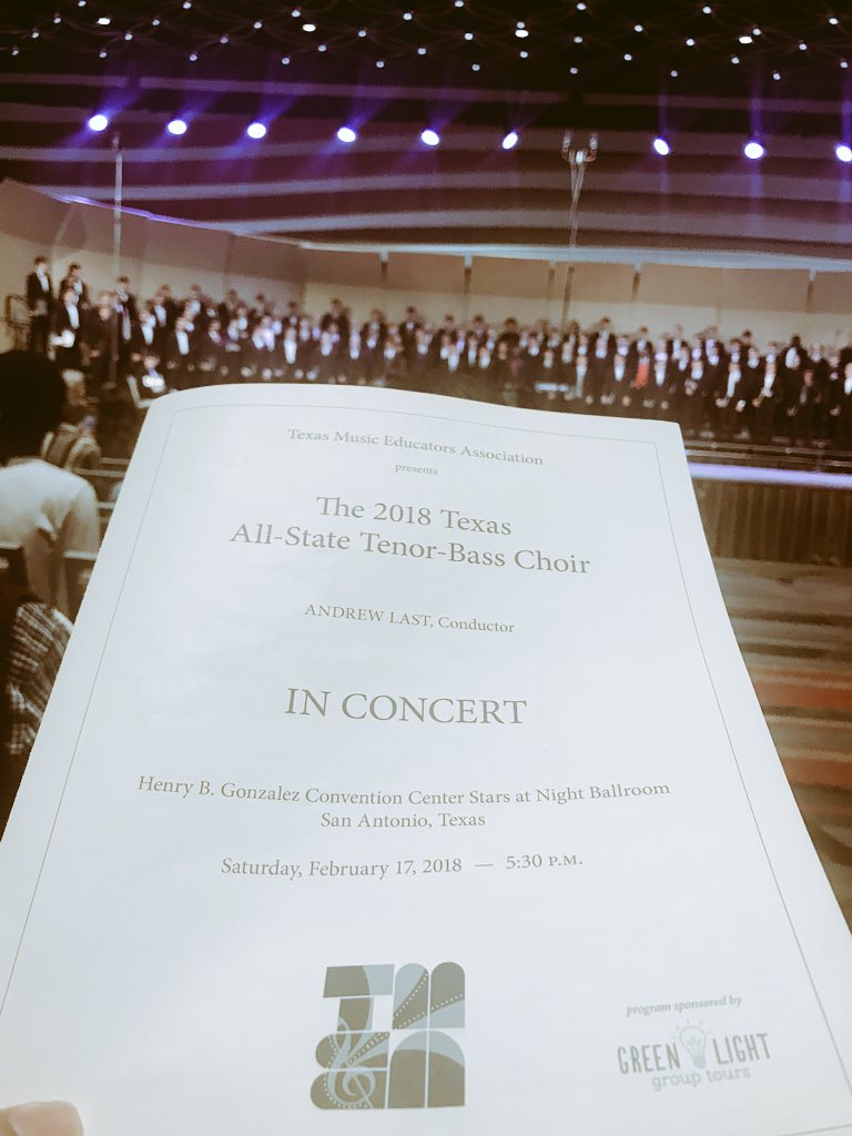 dvillehschoir's tweet photo. What a great concert with the #AllState Tenor-Bass Choir!!! Panther Proud of @AJBTheGreat and @Matthew45221653 #TMEA #choir https://t.co/3n1I3TgC9a