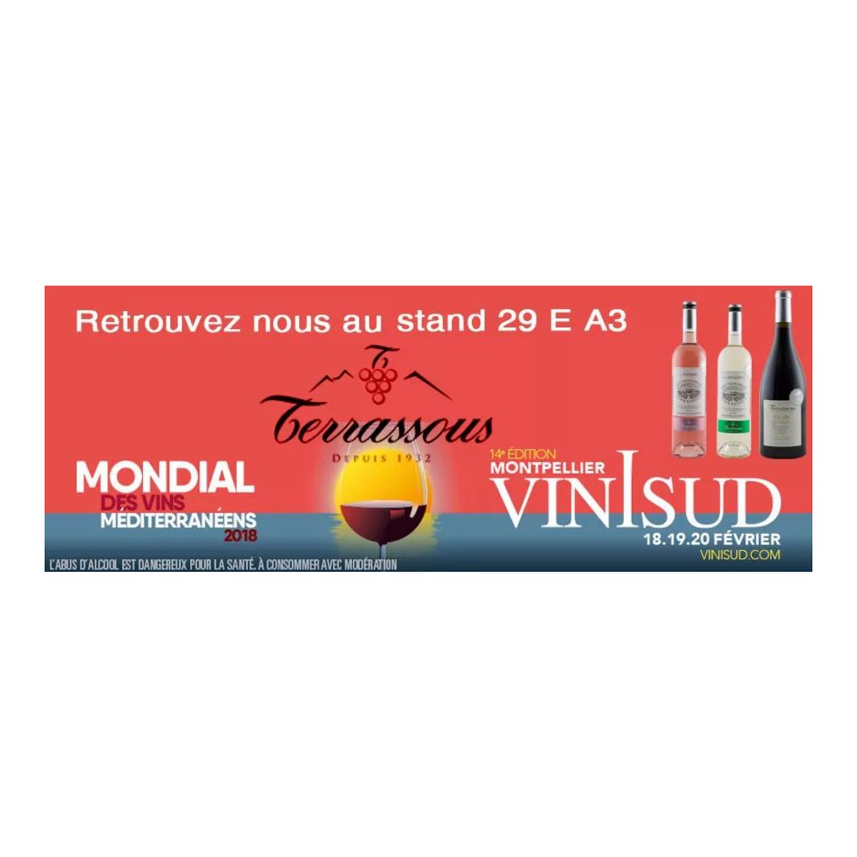 CaveTerrassous's tweet photo. Retrouvez nous à VinIsud aujourd'hui https://t.co/IwWIRLcjWx #VINISUD2018 #Vinisud #Montpellier #winelover #wine #vin #tinto #SalonDeVin #Terrassous #vindesaspres #vin #cotecatalane #winemorning #WineAspres #CoteDuRoussillon https://t.co/06riRgQx8k