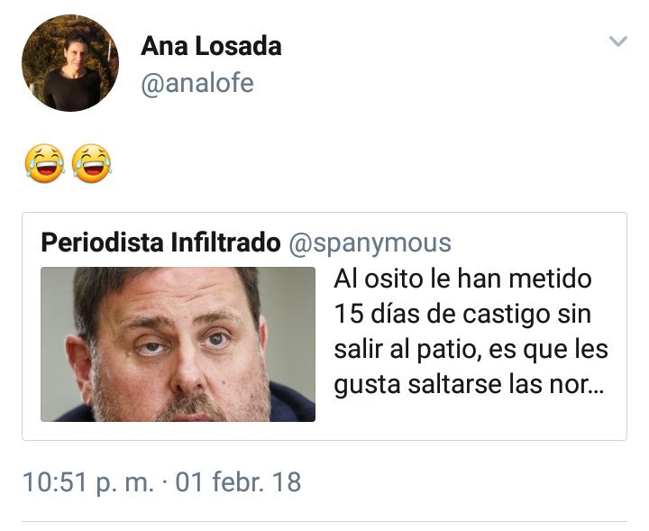Candeliano's tweet photo. .@Analofe, ultra de SCC, ayer denunció la "persecución" del castellano en CAT. Lo hizo en TV3, la cadena que cerrarían si pudieran porque adoctrina, no es plural y ya tal. Este es el nivel de su categoría humana: https://t.co/IQe8SEiGyI