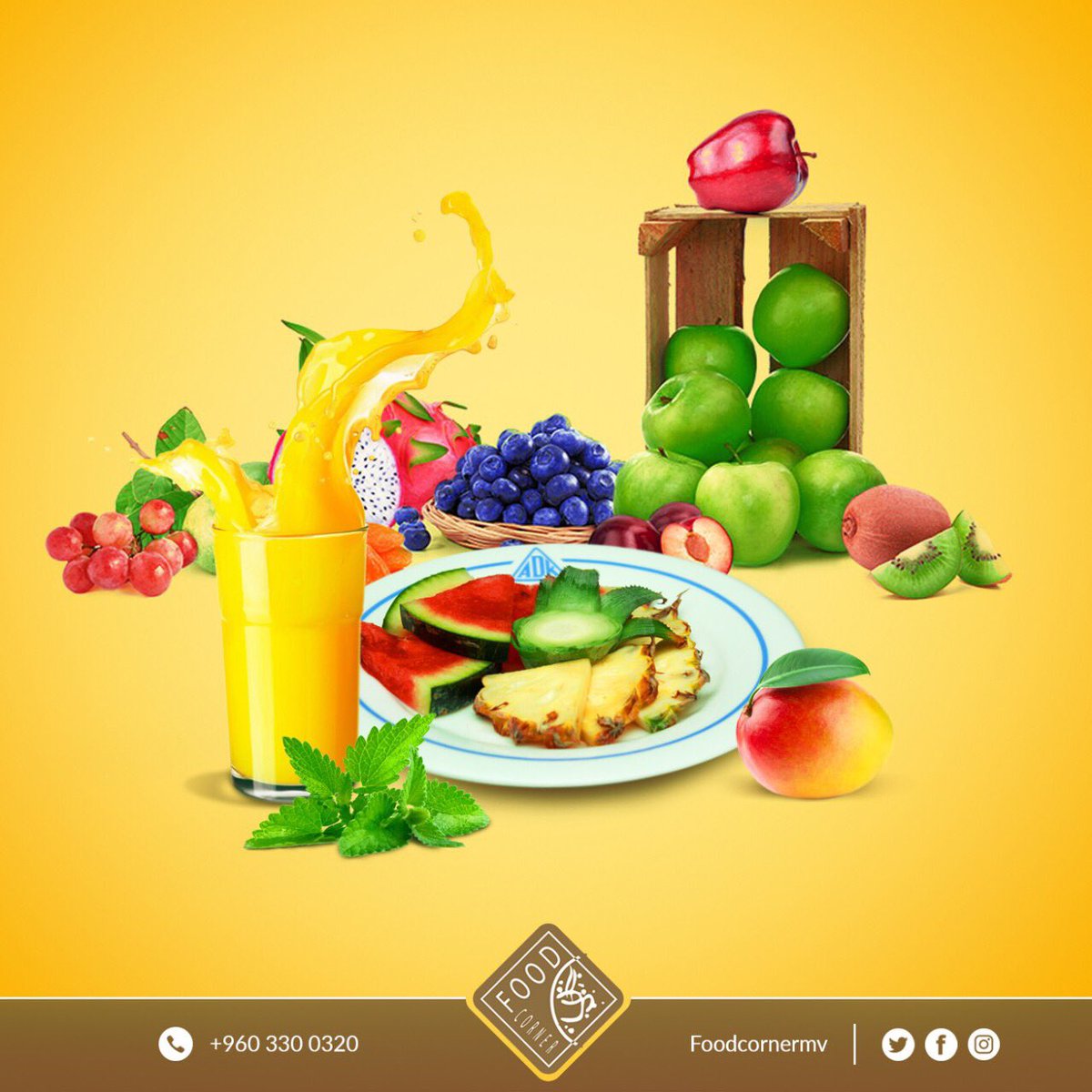 Would you like to have a fresh fruit juice?How about a fruit salad? Drop in to the new foodcorner @ADKHospital