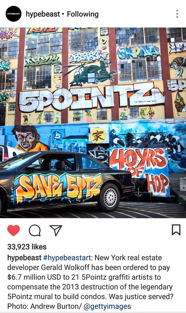 Showing the value of DIY urban murals in Long Island City, Queens 🤑
<a href="/BE_DIY/">UNSW BEIL6000</a> <a href="/HYPEBEAST/">HYPEBEAST</a> #hypebeastart 

mobile.nytimes.com/2018/02/12/nyr…