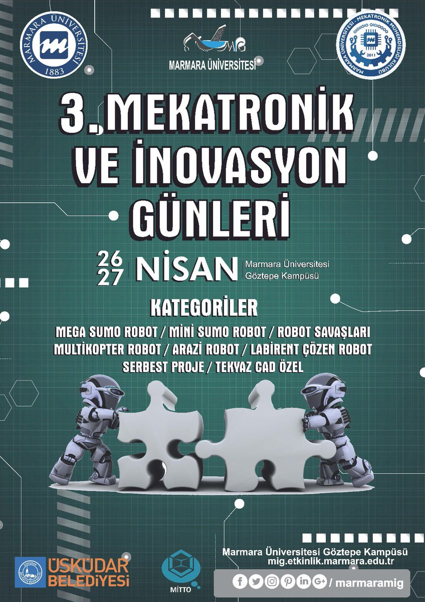 marmaramig's tweet photo. Her kategoride
Birincimize 1.500tl nakit+sertifika 
İkincisine 1.000tl nakit+sertifika
Üçüncüsüne 500tl nakit+sertifika
***MEGA SUMO BİRİNCİMİZİ JAPONYA ULUSLAR ARASI SUMO YARIŞINA KATILMA BİLETİ VERİLECEKTİR***
26-27Nisan 2018 Marmara Üniversitesi Göztepe Kampüsü https://t.co/nZGgws0GHZ