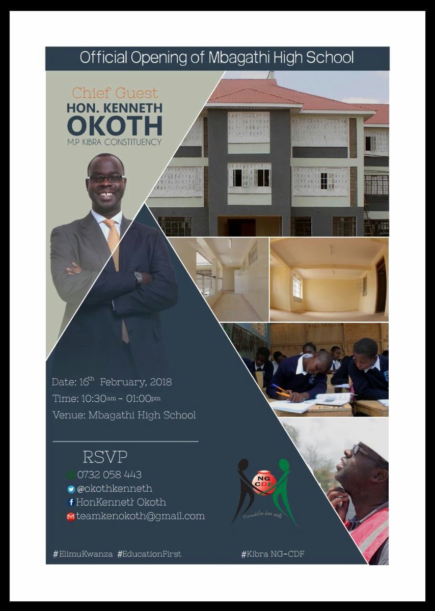 sidchat1's tweet photo. Congratulations &amp; well done @okothkenneth for commisioning the completion of Mbagathi Girls High School. Educate a girl &amp; you educate a family, a community &amp; a nation. #GenderEquality #GirlsEducation #LeaveNoOneBehind https://t.co/JeHvpeAjlH