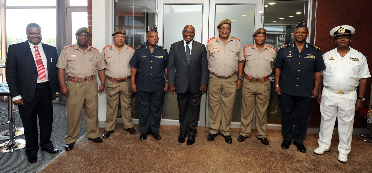 President of the Republic of South Africa and Commander in Chief of the