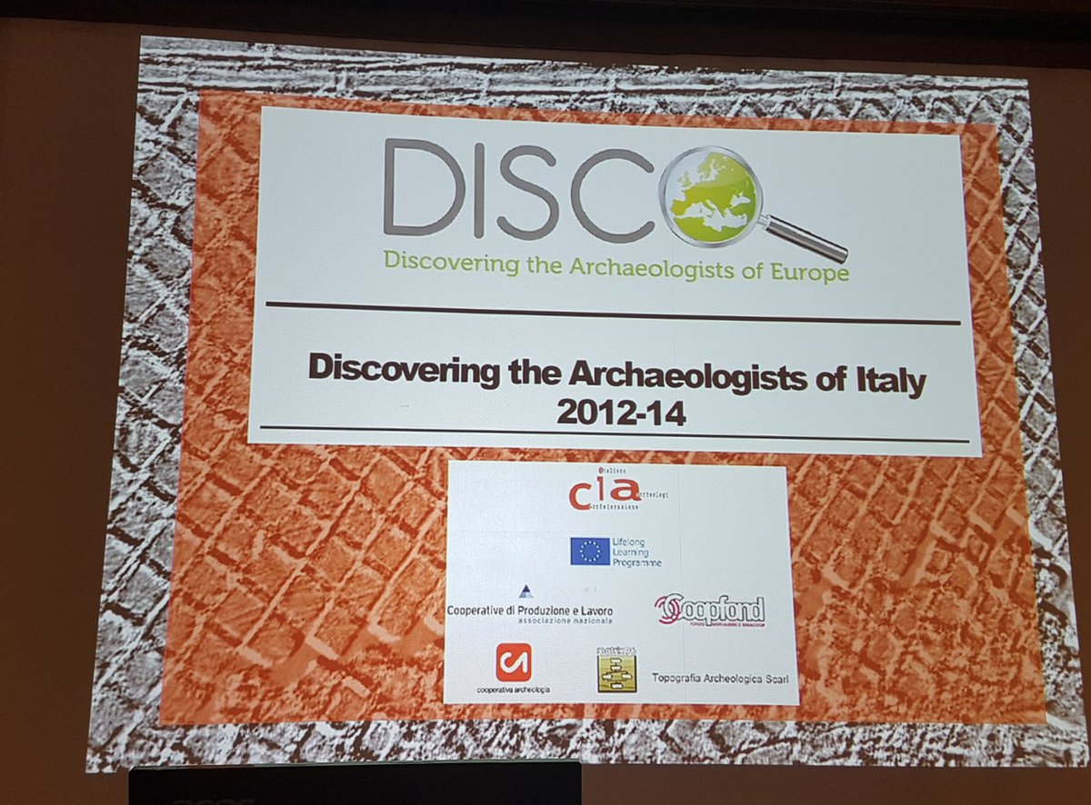 #tourismA18 
#passatofuturotourisma18 
<a href="/apintuc/">Alessandro Pintucci</a> presidente di <a href="/ConfItArch/">ConfItArch</a> 
La professione dell'archeologo nel mondo oggi: il punto di vista del "mondo dei liberi professionisti", il mercato di riferimento l'assistenza nei cantieri pagati dai privati che devono realizzare opera 😲