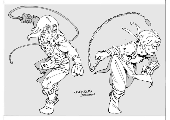 お絵かき:悪魔城ドラキュラ シモン、リヒター 