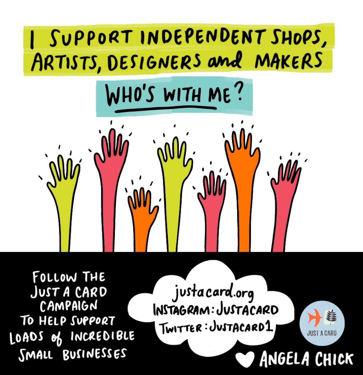 Justacard1's tweet image. FRIENDS - Raise your hands! 

If you're passionate about the future of artists, designers and independent shop then Let's GO VIRAL with this FB post to show we support them. Please RT.

Please LIKE, COMMENT, SHARE this Facebook post. 👇

facebook.com/slhprints/post…

Who's with me?!