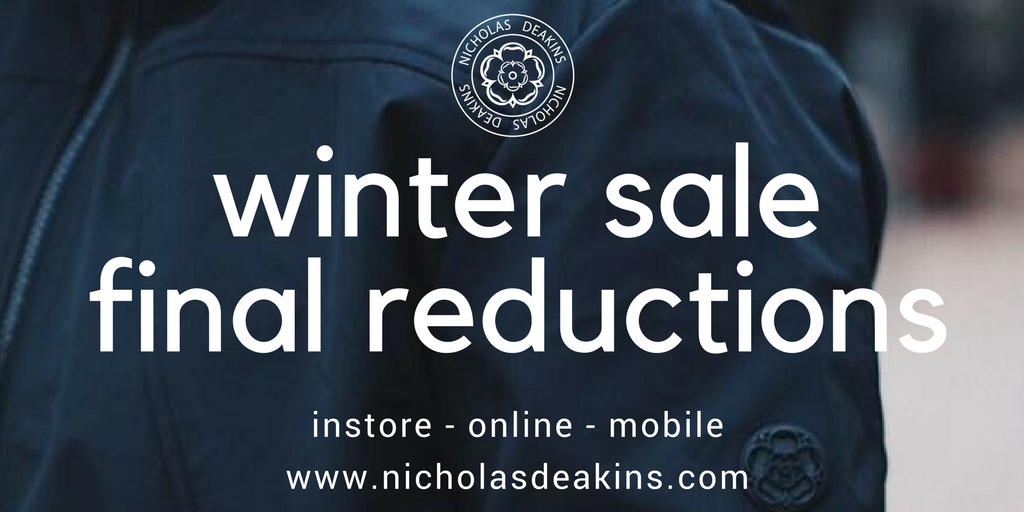 NicholasDeakins's tweet photo. FINAL REDUCTIONS THE ND WINTER SALE - INSTORE - ONLINE - MOBILE #itsboss #sale #finalreductions π https://t.co/p1EvbtT4Wh https://t.co/PJFz0SCMiz