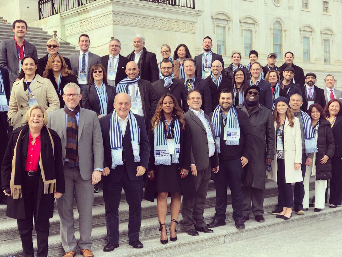 Hanging out on the capital steps with Ileana ros-lehtinen and inspiring entrepreneurs #makesmallbig #gs10ksb #gs10ksbsummit