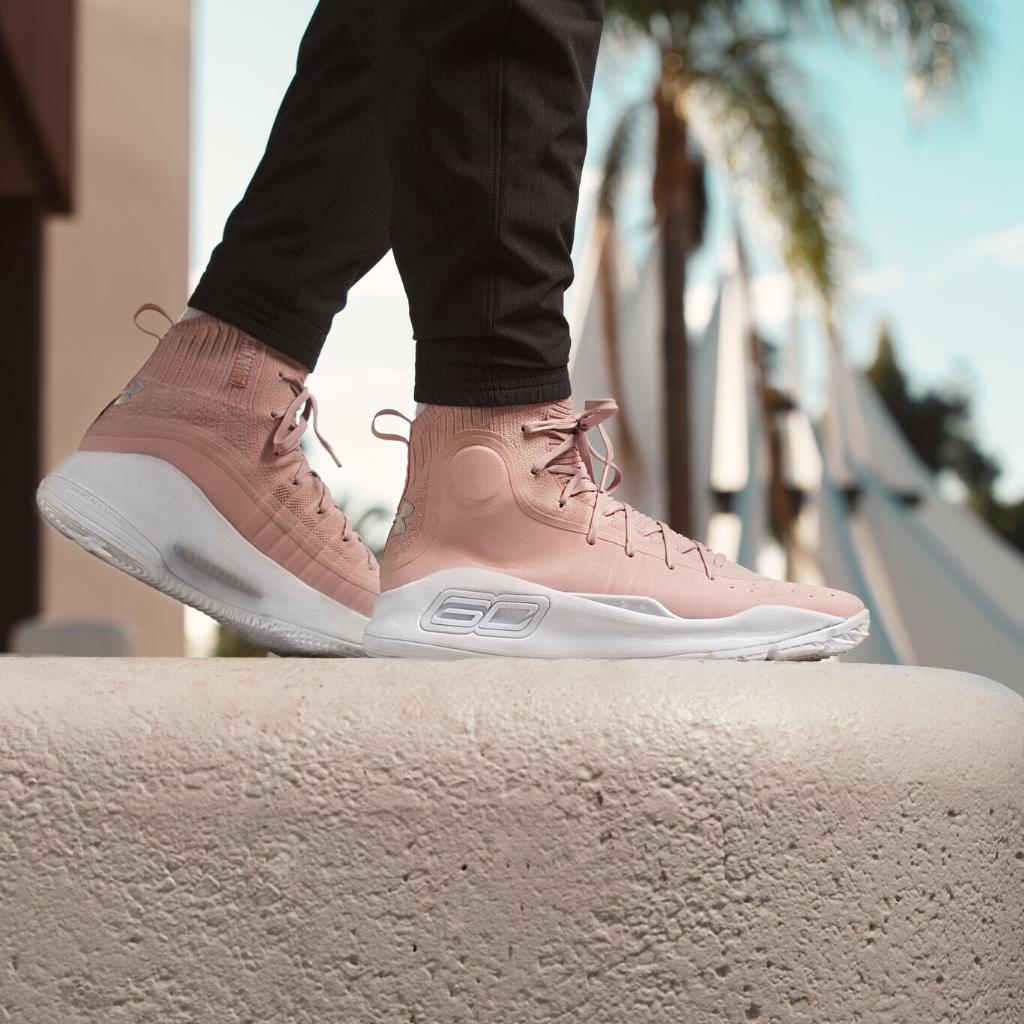 curry 4 flushed pink