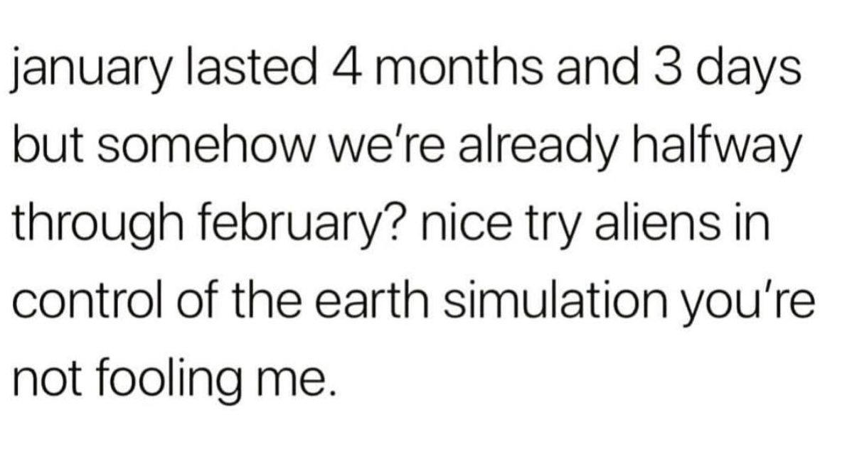Nice try, Aliens.