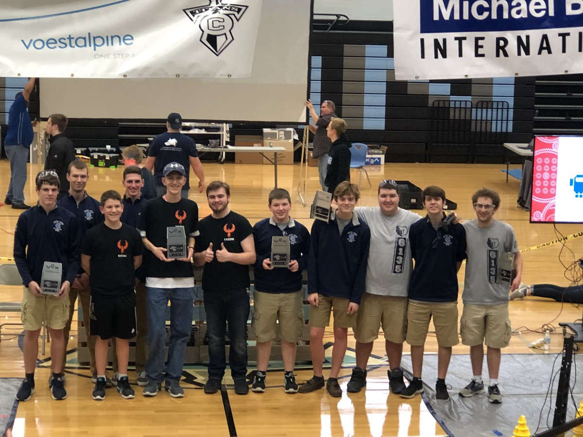 Tournament Champs  with <a href="/6135W_EC3/">Team 6135W</a> at the Governor’s Robo Rumble - the largest open <a href="/VEXRobotics/">VEX Robotics</a> competition in the U.S.
 #HCSleadingTheWay  <a href="/HCSEC3_PLTW/">EC3_PLTW</a> <a href="/CentralHardin/">CHHS 6135</a>