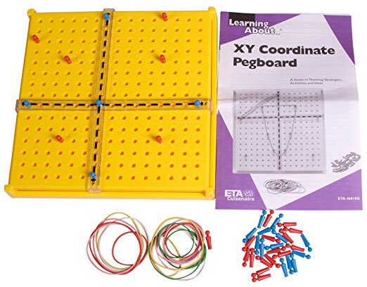 GlennaTabor's tweet image. My next favorite manipulative for Algebra-the XY Movable Axis Pegboard. It’s SO COOL for #linearfunction #slope #coordinateplane #comparingfunctions. I’m creating games &amp;amp; activities right now. They’ll be live in FREE GAME FRIDAY.