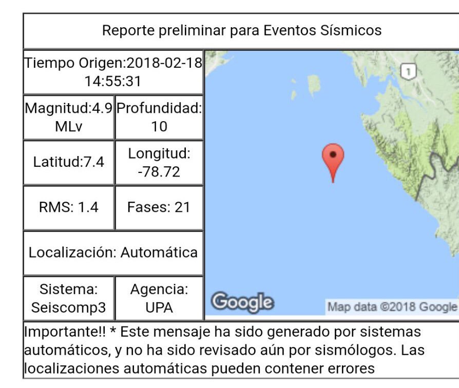 Sinaproc_Panama's tweet photo. Sismo de 4.9Mw registrado a las 9:55am. No se registran daños, ni afectaciones, sentido en Darien, Panamá, Panamá Oeste y Coclé.
@igcpanamaup @donderisja https://t.co/Vygnybyy6c