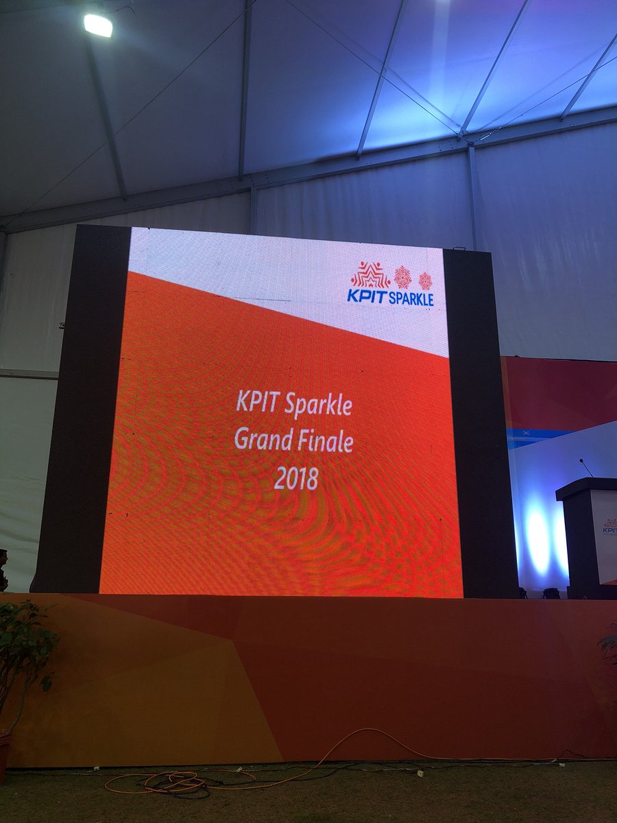 Witnessing innovation in action for the 4th year in a row. In complete awe of the talent which students possess today. All they need is a platofrm to showcase that talent and @KPITSparkle has done an amazing job at that. #proudkpite #companythatcares #technologiesforabetterworld
