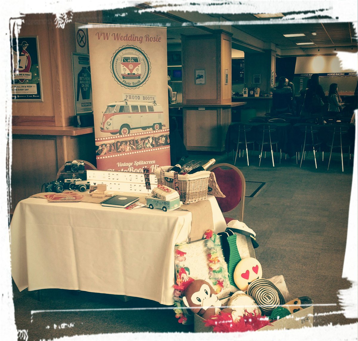 Oh hi! We're here at <a href="/NewcastleRaces/">Newcastle Racecourse</a> with <a href="/WeddingFairsNE/">Wedding Fairs NE</a> come say hello! 

<a href="/NEFollowers/">#NEFollowers</a>