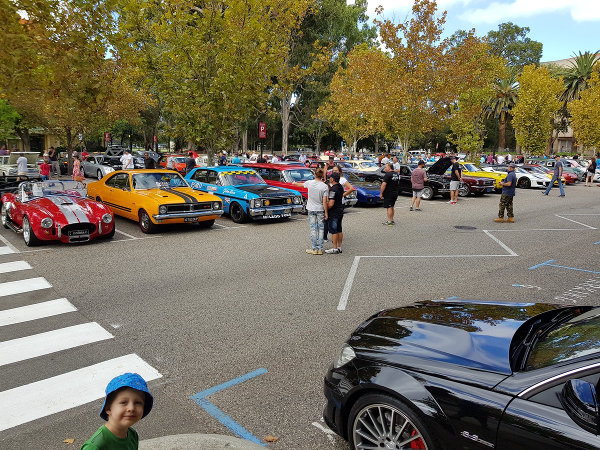 Great morning out with the young fella at #classiccarsandcoffee checking out some of perths rarer road going metal and raising money for prostate cancer research. Thanks <a href="/uwanews/">UWA</a> for use of the carpark