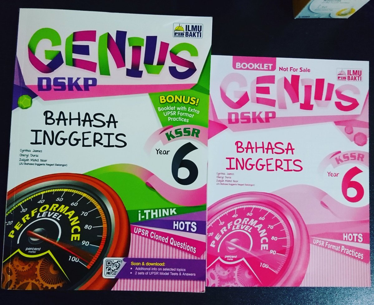 Latest edition of my book for Year 6 English Language in the Genius DSKP KSSR series, published by Penerbit Ilmu Bakti. Comes with a booklet containing extra UPSR format practices. Available in most local bookstores. 
#books #publications
#teachingmaterials