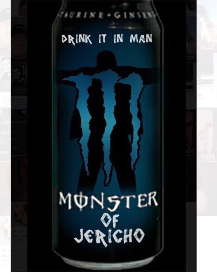 HitTheCode's tweet image. Ladies and gentlemen. I have you the Monster of Jericho drink it in maaaan. 

(Credit for this photo goes to my baby @boundbymorality ❤️❤️💙