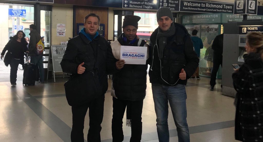 La comunità italiana di tutta Europa sta votando <a href="/bragagnimaurizi/">Dr Maurizio Bragagni OBE MBA</a> al Senato e <a href="/DomenicoMeliti/">Domenico Meliti</a> poiché sono i più qualificati per rappresentare le esigenze italiane all'estero. @noiconitaliaudc <a href="/berlusconi/">Silvio Berlusconi</a> @VotaBragagni <a href="/bragagnimaurizi/">Dr Maurizio Bragagni OBE MBA</a> <a href="/VotaMeliti/">Domenico Meliti</a> <a href="/Londra_Italia/">Londra, Italia</a> <a href="/TerzaLoggia/">Segreteria di Stato della Santa Sede</a>