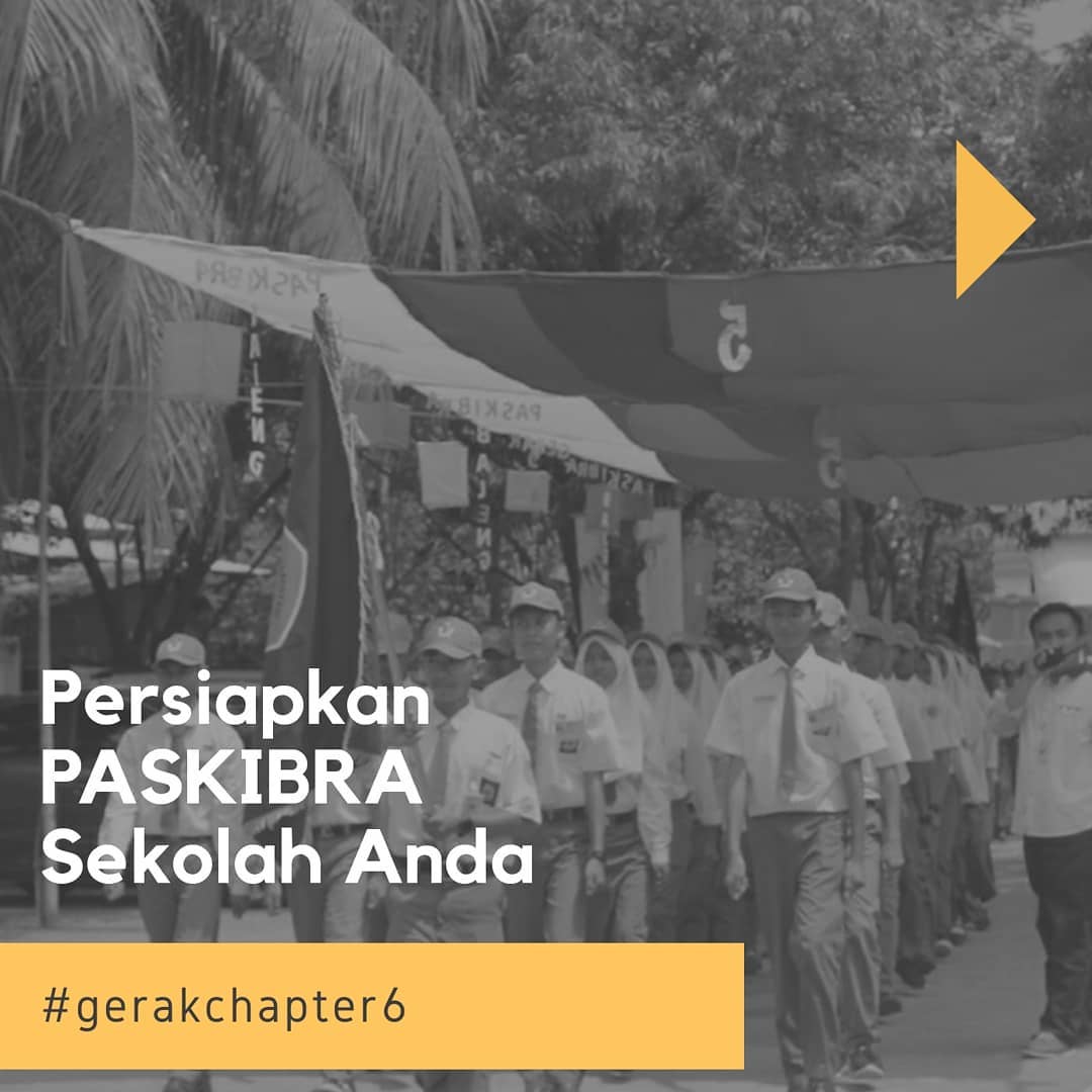 Persiapkan Paskibra Sekolah anda.
#comingsoonGERAKChapter6
#GERAKChapter6
#paskibrabajengjayalah