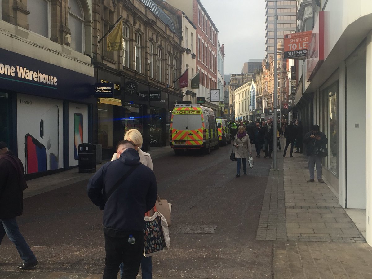 Attempted #robbery on #commercialstreet #leeds believed to be Preston’s Rolex. #yorkshirepost #news #leedsnews #yorkshire