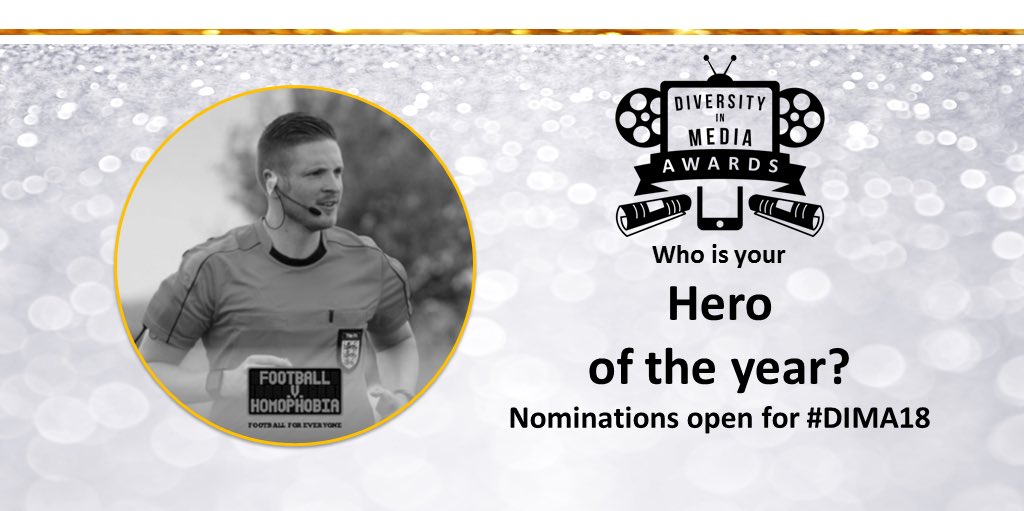 DiMAwards's tweet photo. Congratulations Ryan, you've been nominated for the Diversity in Media Hero of the Year Award 2018. Nominations for #DIMA18 are open https://t.co/zrCve1ESHg @ryantatkin #ryanatkin https://t.co/jPrEKU7fxg