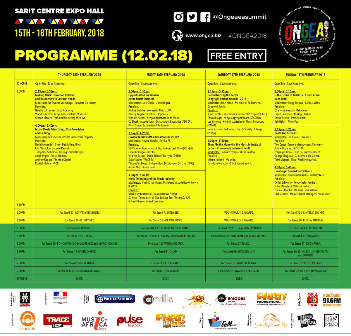 SefuSahm's tweet photo. Here's our program, remember entry is free!
#NRGAtOngea https://t.co/I3qr3QZrVm