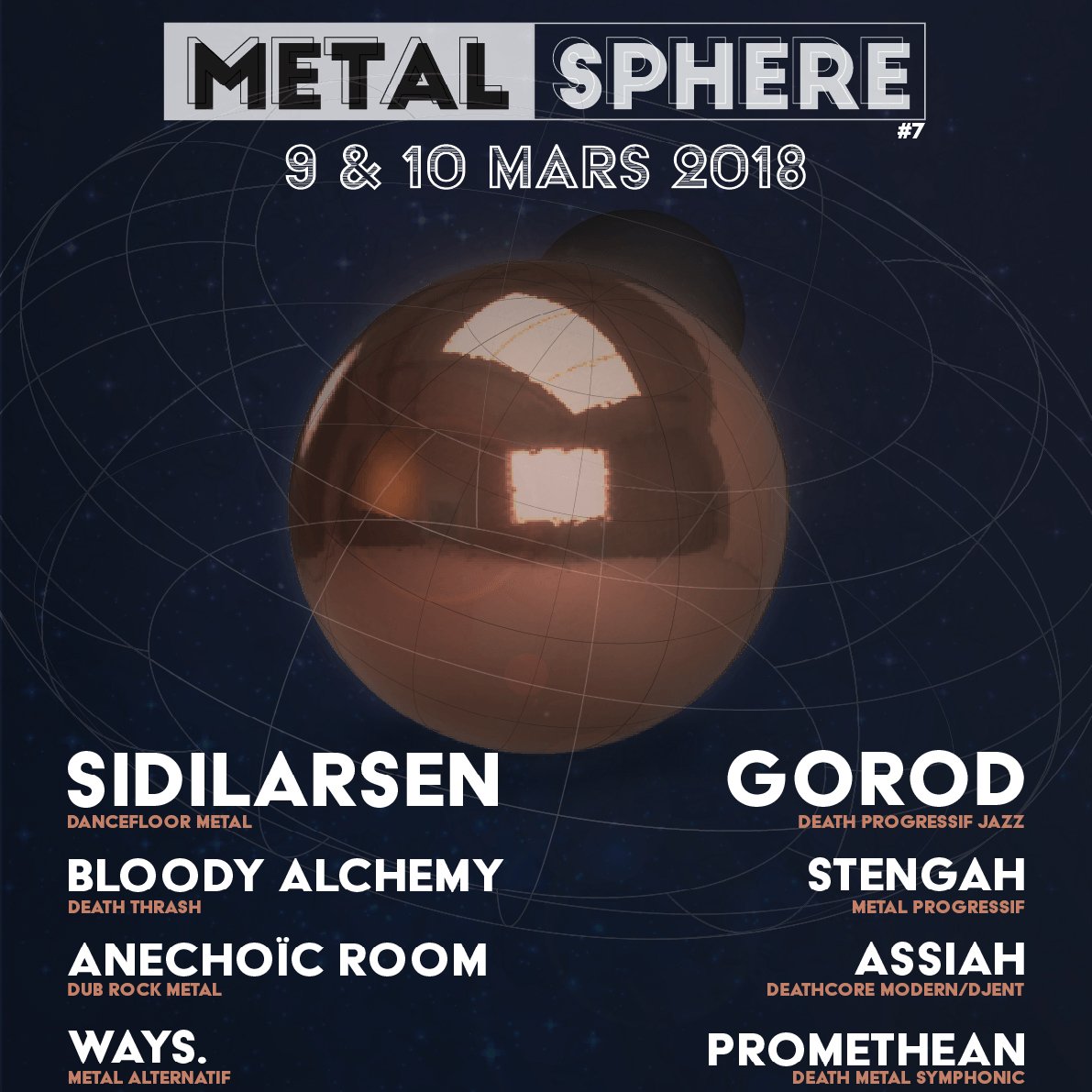 On se prépare doucement mais surement pour le #Metal Sphère en mars à St Quentin en Yvelines. sonducoin.fr/playlist/508 facebook.com/events/2304053…