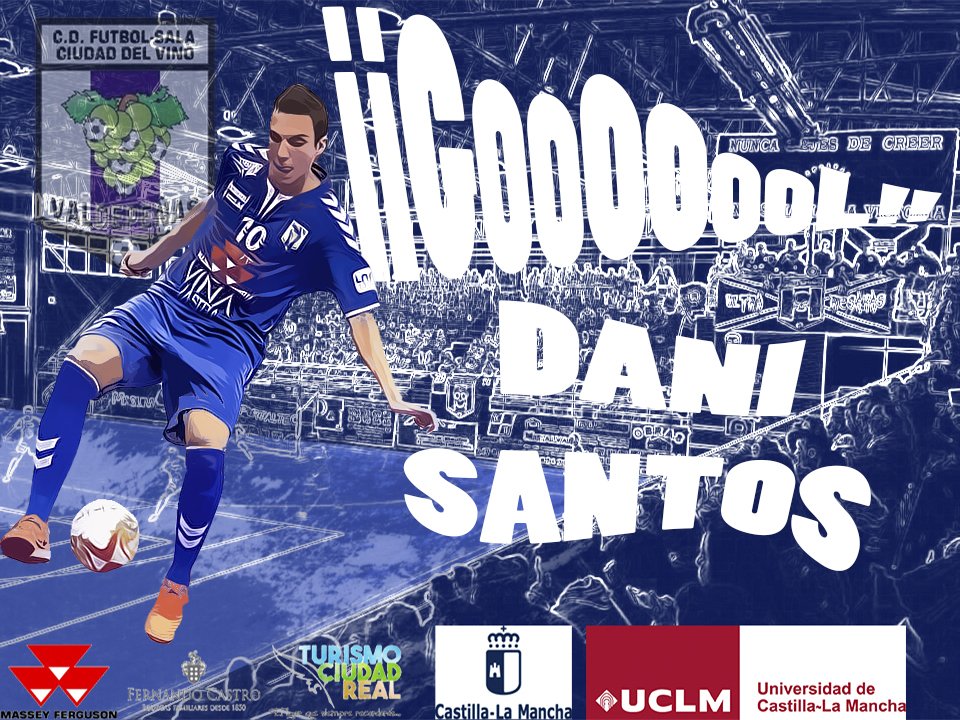 GOOOLAZO DE <a href="/DaniSantosDS20/">Dani santos</a> | 39'⏰

 <a href="/ElPozoCiudadMur/">ElPozo Ciudad Murcia</a> 1 - @FSCiudadDelVino 2
 
#VamosMasseyCastro #FSVlive #LNFS #FutsalHeart 💙