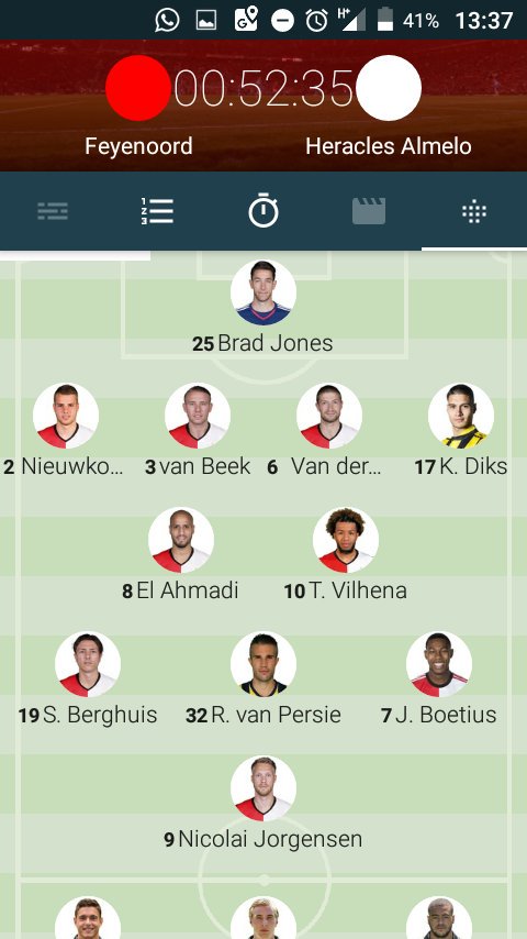 R0BINVANP3RSIE's tweet photo. Bam! 1e basisplek een feit! 1st time at the first eleven, #rvpisback #RVP #Feyher #Feyenoord https://t.co/96r2yraJ2i