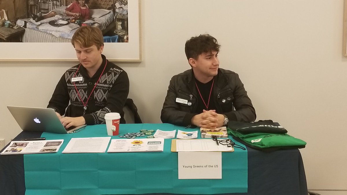 GPUSyouth's tweet image. We’ve got one more day at the @YDSA_ winter conference, we hope you all will come by and grab some green gear!