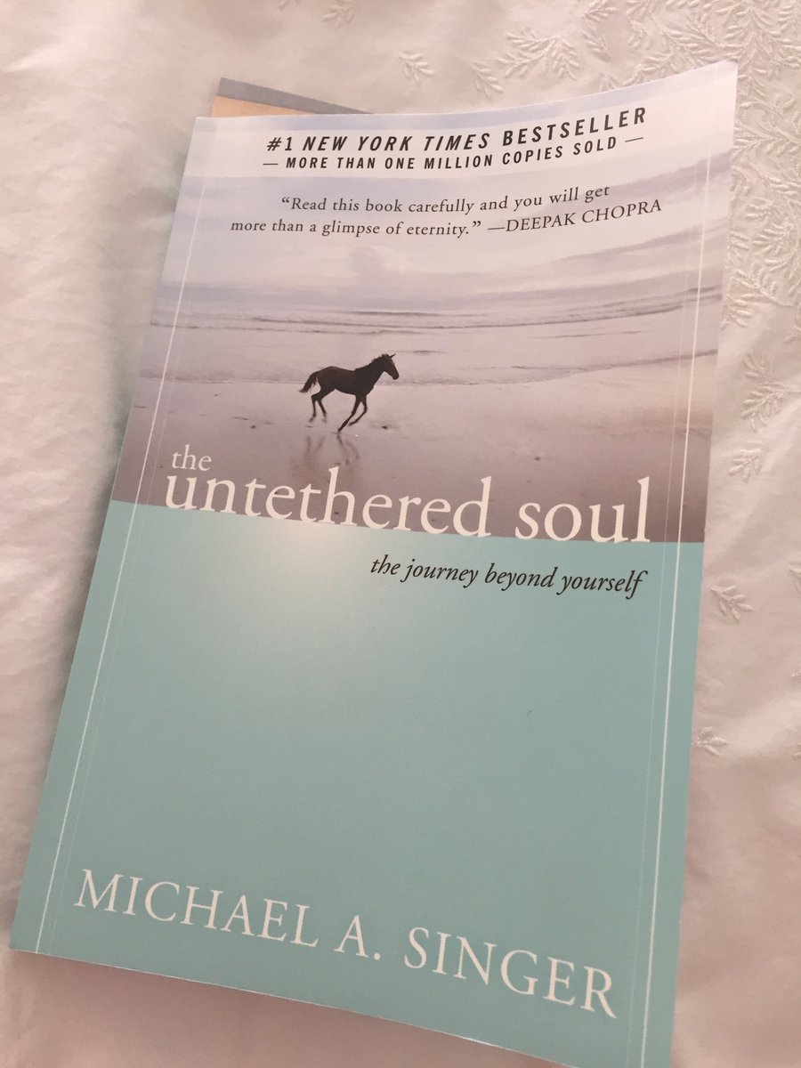 AlanaBeaubrun's tweet photo. My Sunday reading. Savouring this very thought provoking book ... don't resist life, remain open, live now. https://t.co/GXzsA0LQvr