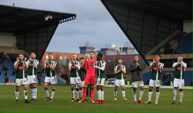 PilgrimPetey's tweet photo. Another weekend another 3 pts!! These boys are truly AMAZING!!! Now we look forward to Bradford next Saturday. So a message to the green army... Please tell your friends to buy a ticket and spread the word because Plymouth Argyle are back and we're going places! 🙌🏼⚽️💚 #pafc https://t.co/y9ZRrfjkOw