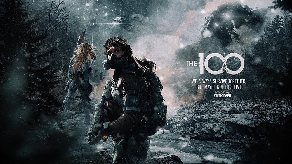 StefiGraph's tweet photo. Update of one of my most famous artwork. 😜😍❤️ What do you think ? #StefiGraph #fanart #the100 @cwthe100 @WildpipM @MisElizaJane @JRothenbergTV https://t.co/QDgr0b8FFH