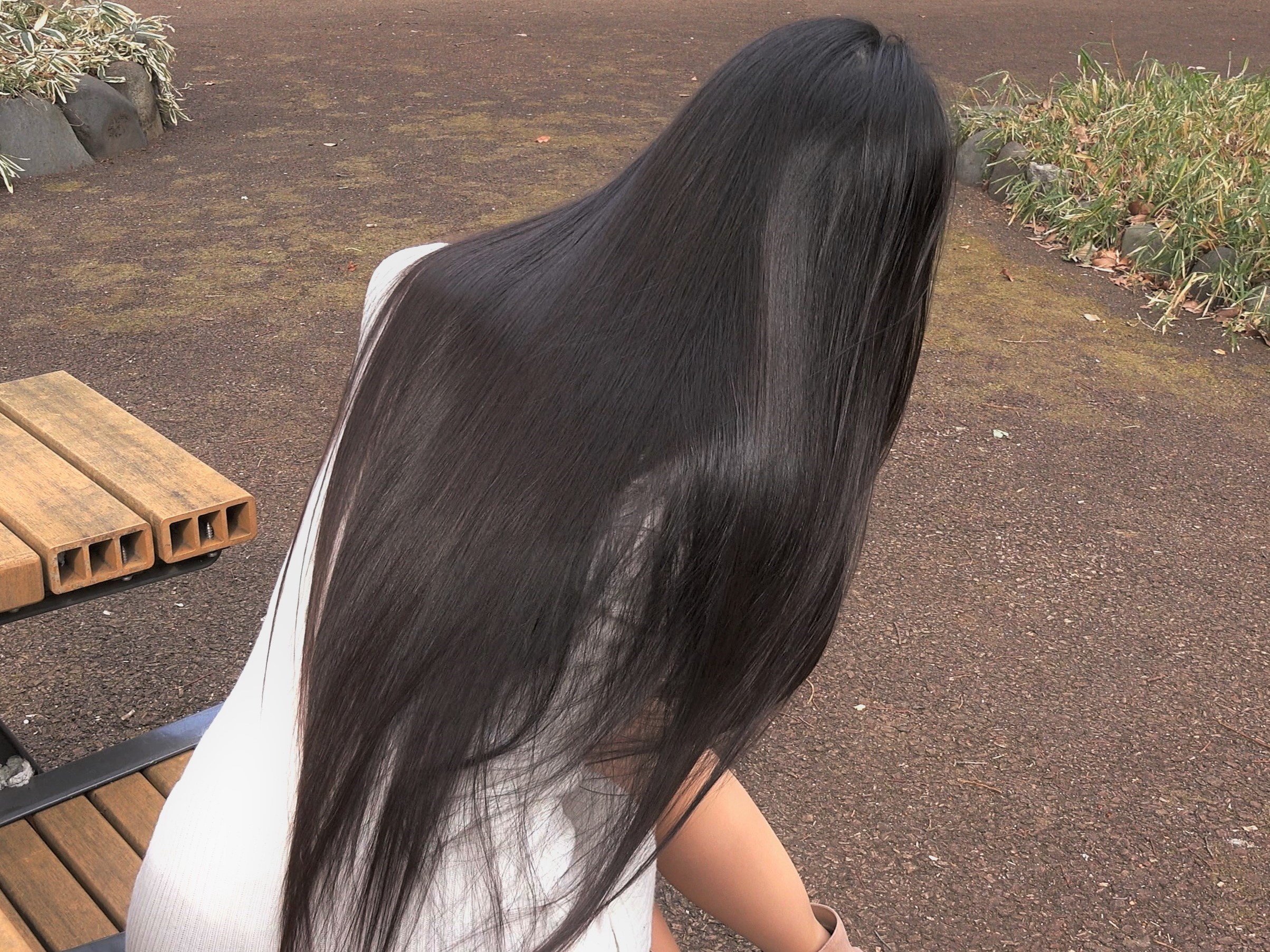 黒い伝統的な日本髪 ✳︎まき✳︎日本の伝統的な黒い日本髪 かつら ♡丸髷かつら♡ . ♡