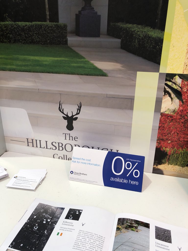 IrishStone26a's tweet photo. Busy weekend advising clients on using natural stone products for their patios #SelfBuildLive2018 #leaders #naturalstone #local #business https://t.co/lNahAE3wDD