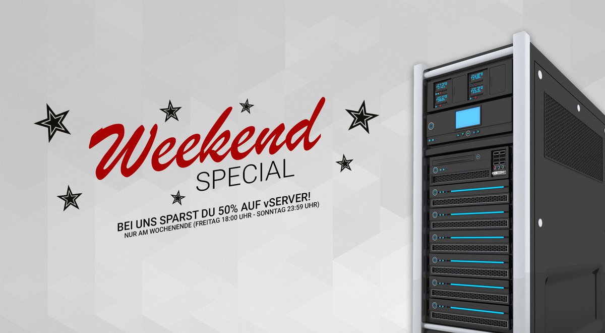 BEROHOST's tweet photo. 💸 Nur noch heute gibt es 50% Rabatt auf SSD vServer! 💸

✅ Eigenentwickeltes Webinterface
✅ Standort FFM mit DDoS Protection
✅ Prepaid-Basis, keine Vertragsbindung!
✅ In nur 30 Sekunden eingerichtet

➡️ https://t.co/MVfuXR1w4x

Diese Aktion gilt nur bis zum 18.02.2018. https://t.co/2rai521EG7