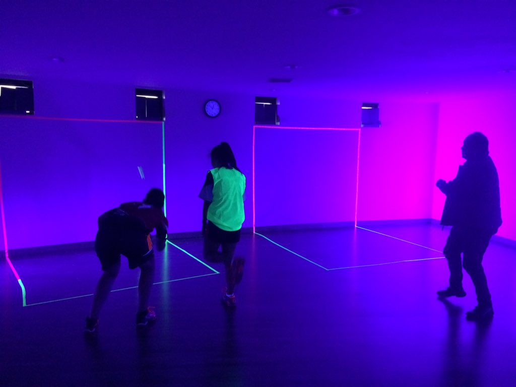 ukwallball's tweet photo. Come &amp; try #glowball here at the UK Open 2018 🇬🇧 lots of #fun @StreetGames @_ukactive @activeNewham https://t.co/7SLHSArAPd