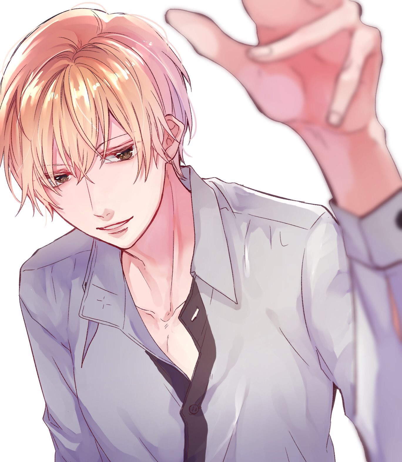 苺谷しげる No Twitter 頭撫でる系男子 オリジナルイラスト 創作