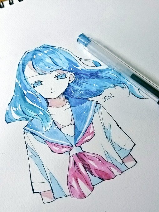 水彩絵の具のtwitterイラスト検索結果 古い順