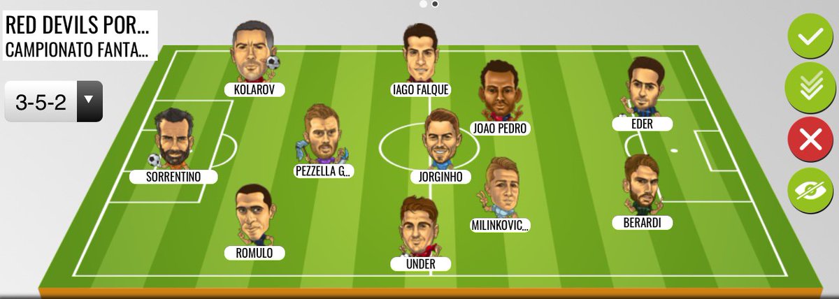 reddevporc's tweet photo. #RDP STARTING XI'S: @Sorrentino @Gpezze @romulocdr @Joaopedrogalvao @IagoFalque14  @cengizunder @Edercitadin7. Forza ragazzi!! https://t.co/WVXioWav3n