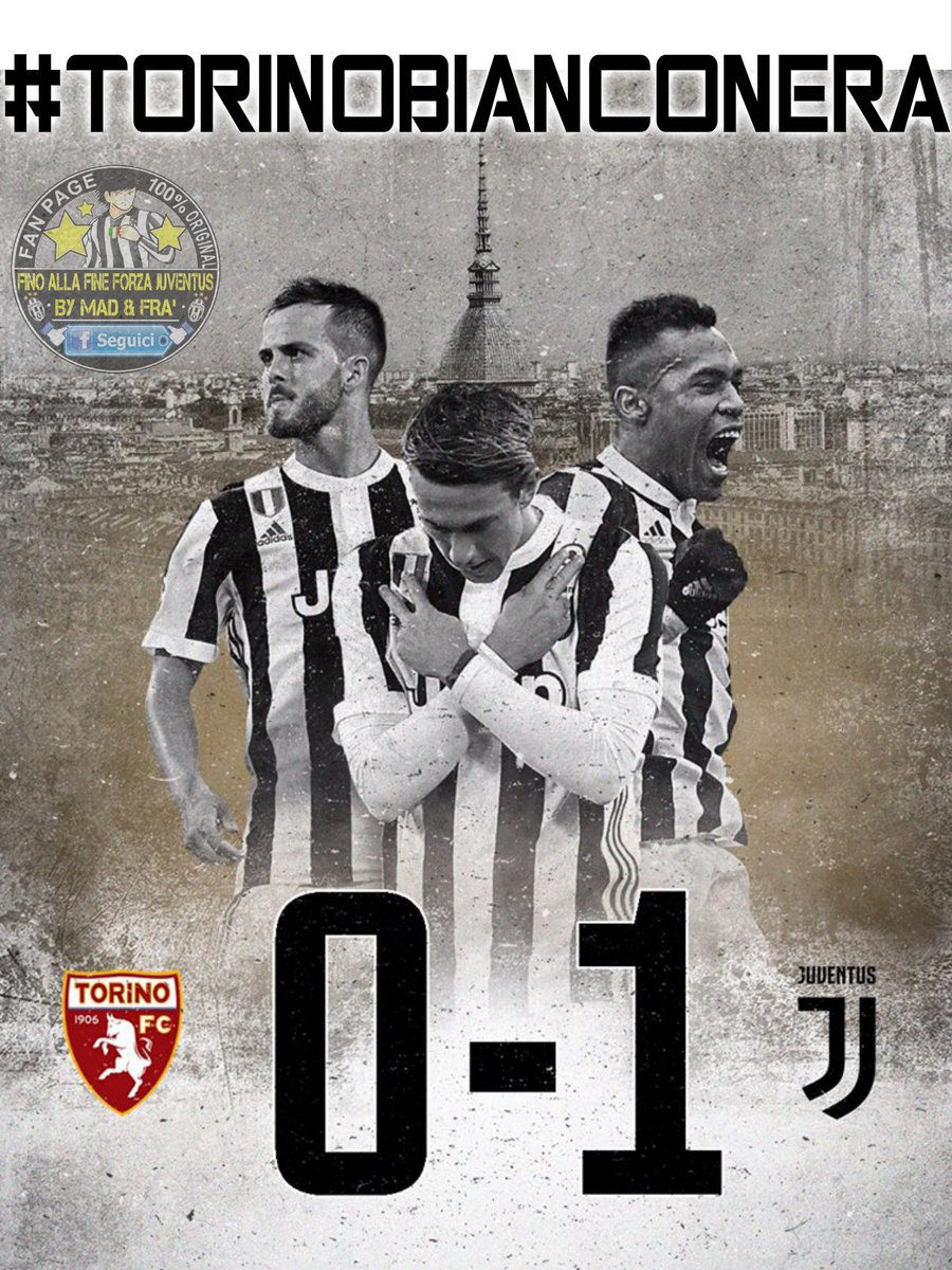 FraMad3's tweet photo. #DerbyDellaMole #ToroJuve 0-1 #AlexSandro #TorinoBianconera #FinoAllaFine #ForzaJuve #3punti https://t.co/WXQpGU2viA