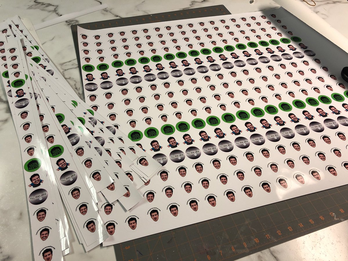 OriginalMisterC's tweet image. Passed out close to 1000 Mister C Stickers yesterday at @SinclairCC TechFest2018!  Cutting another 1000 for our attendees and fans today!  #learntogetherdayton #stem  #steam #learningmatters